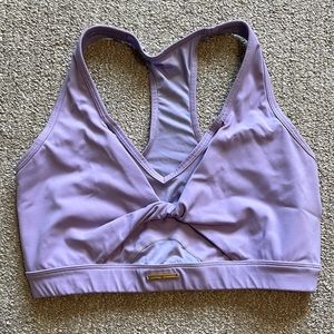 Gymshark Whitney Mesh Sports Bra - Wildflower Purple